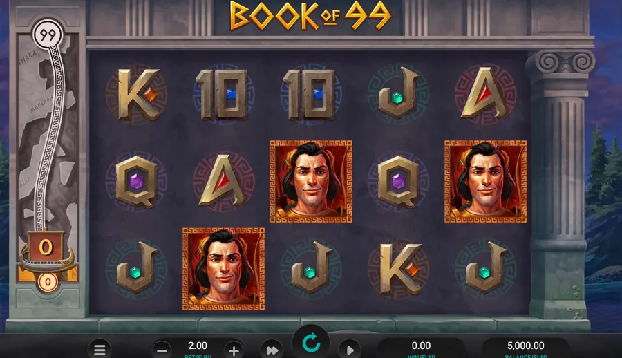 Book of 99 base game with the counter of collected books