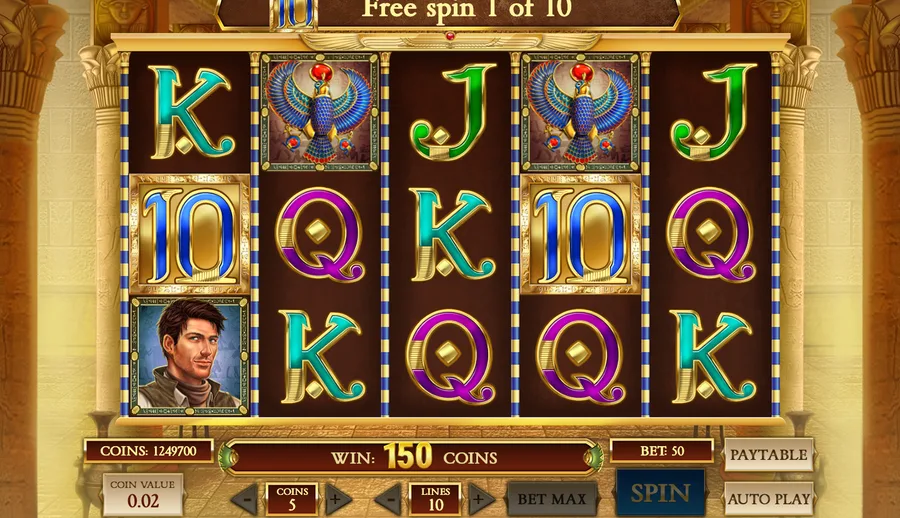 Book of Dead free spins running
